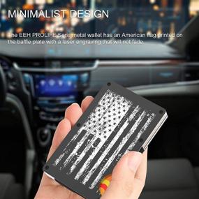 img 1 attached to 🔒 Ultimate RFID Metal Wallets for Men: Sleek and Minimalist Design