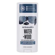 🌿 schmidt's natural deodorant water + woods with activated charcoal (3.25 oz) logo