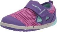 merrell steps water orange toddler girls' shoes and athletic: stylish and durable for active little feet! logo