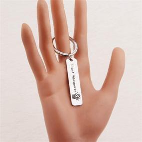 img 3 attached to 🌱 Plant Whisperer Keychain: Perfect Gardener Gift and Plant Lover's Jewelry