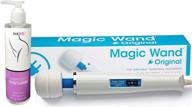 🔮 viva kit therapeutic personal massager - magic wand original with intimd massage moisturizer (8oz) logo