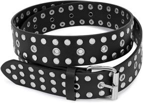 img 4 attached to 👛 WHIPPY Women's Accessories with Double Grommet Leather Buckle