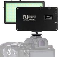 🌟 andycine r1 rgb pocket light for vlogging - on-camera video light mini usb-c 10w, 2500-7000k dimmable, with 3600mah built-in battery for sony, nikon, canon, panasonic, fuji, filming, gimbals logo