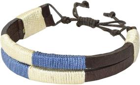 img 1 attached to PELPE Argentine Matching Bracelet Embroidered Men's Accessories for Belts