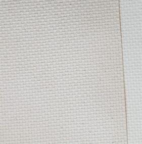 img 3 attached to 🧵 19x28 14CT Counted Cotton Aida Fabric for Cross Stitch, Natural Ecru Shade