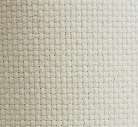 img 4 attached to 🧵 19x28 14CT Counted Cotton Aida Fabric for Cross Stitch, Natural Ecru Shade