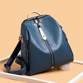 img 3 attached to 👜 Стильные кожаные сумки-портфели, кошельки и модные рюкзаки для женщин