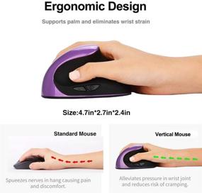 img 1 attached to Wireless Ergonomics Adjustable Rechargeable Li Battery