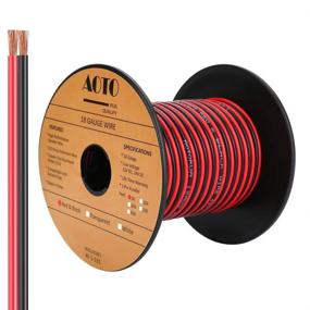 img 4 attached to 🔌 AUTORUA 50FT 18/2 Gauge Red Black Cable Hookup Electrical Wire, 18AWG 2 Conductor 2 Color Flexible Parallel Zip Wire for LED Strips Extension Cord 12V/24V DC Cable - Ideal for LED Ribbon Lamp Tape Lighting