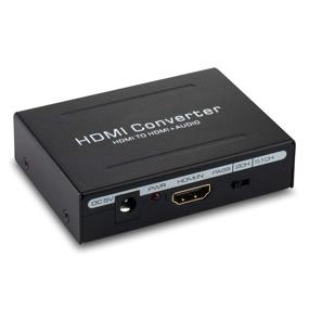 img 3 attached to 🔌 1080P HDMI аудио экстрактор конвертер от Amtake - HDMI в HDMI + аудио (SPDIF + RCA стерео) видео аудио разделитель для телевизора, Fire TV и Blu-Ray плееров - Поддерживает 1080P (50/60HZ)