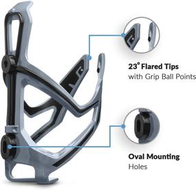 img 2 attached to 🚲 Water Buffalo Bike: Nylon/Carbon Water Bottle Cage for Mountain & Road Bikes - Includes Wrench & Screws