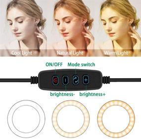 img 3 attached to Selfie Dimmable Photography Powered Brightness
