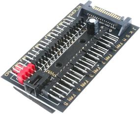 img 2 attached to 🔌 10-Channel PC Fan PWM Hub with SATA Power Supply - Enhanced Temperature Control for 3Pin and 4Pin Fans