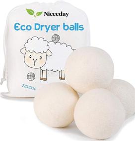 img 4 attached to 🧦 XL Wool Dryer Balls: Handmade Organic Laundry Reusable Softener, Alternative to Dryer Sheets, 100% New Zealand Wool Extra-Large Balls - Reduce Wrinkles & Save Drying Time