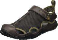 crocs sport swiftwater sandal (us) logo