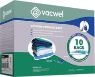 🛍️ jumbo vacuum space bags for clothes, packing & storage - vacuum storage bags (pack of 10) логотип