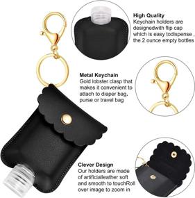 img 2 attached to 🔑 Convenient Refillable Sanitizer Keychain: Reusable Containers for Hygienic Protection