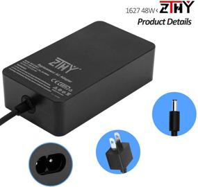img 1 attached to 🔌 ZTHY 48W 12V 4A AC Adapter Charger Replacement for Microsoft Surface Pro 3 Docking Station 1664 Power Supply Transformer with Power Cord