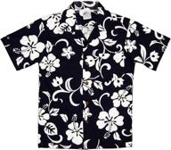 👕 boys' hawaiian shirt - rjc classic hibiscus - tops, tees & shirts logo