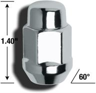 🔩 гайки gorilla automotive 41128 acorn bulge chrome (размер резьбы 12 мм x 1,25) - опт: надежное и стильное решение с декоративными гайками для вашего автомобиля логотип