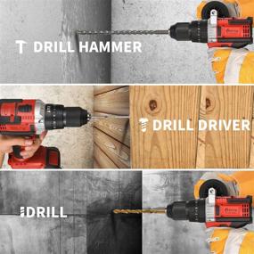 img 1 attached to 💥 PTS Cordless Hammer Impact Driver: Power-Packed Performance for Ultimate Efficiency