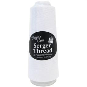 img 2 attached to Premium Set of 12 Black & White Serger Embroidery Thread Cones by Allary - High-Quality, Versatile Threads for All Your Sewing Projects