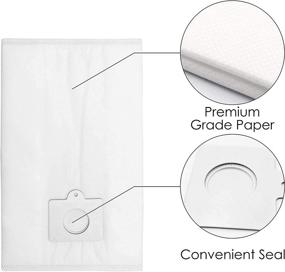 img 2 attached to 🧳 Convenient 6 Pack Style Q/C Canister Vacuum Bags for Kenmore 5055, 50557, 50558. Part Number 20-53292