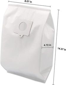 img 1 attached to 🧳 Convenient 6 Pack Style Q/C Canister Vacuum Bags for Kenmore 5055, 50557, 50558. Part Number 20-53292