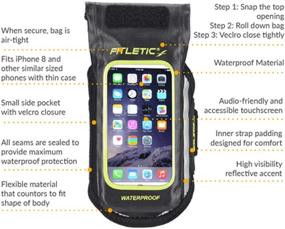 img 1 attached to Fitletic ARM X Waterproof Armband Black