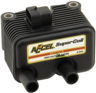 🔥 enhanced performance: accel 140409 black twin cam super coil logo