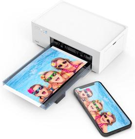 img 4 attached to 🖨️ Liene 4x6'' Wi-Fi Photo Printer – Full-Color Thermal Dye Sublimation, Portable Printer for iPhone, Android, Smartphone, and Computer – Ideal for Home Use, with 20 Sheets