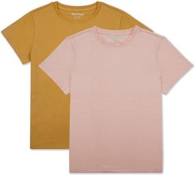 img 4 attached to DOTDOG Unisex Cotton Short Sleeve T Shirts: Girls' Clothing, Tops, Tees, and Blouses