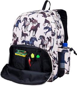 img 2 attached to 🎒 Wildkin Moisture Resistant Backpack with Zippered Compartments