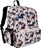 🎒 wildkin moisture resistant backpack with zippered compartments logo