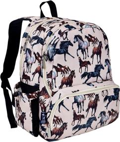 img 4 attached to 🎒 Wildkin Moisture Resistant Backpack with Zippered Compartments