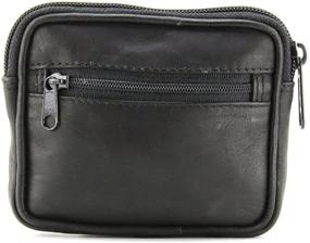 img 2 attached to 👛 Stylish Black Natural Leather Coin Purse: Elegant and Functional