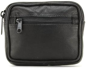 img 1 attached to 👛 Stylish Black Natural Leather Coin Purse: Elegant and Functional