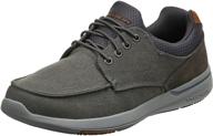 skechers mens relaxed fit elent mosen black logo