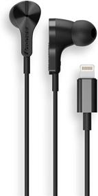 img 3 attached to 🎧 Pioneer RAYZ Plus черные наушники - Проводные наушники с активным шумоподавлением и микрофоном, интеллектуальным снижением шума, автоматической паузой, голосовым управлением Siri, Hands-Free - сертифицированы MFI для iPhone, iPad, iPod.