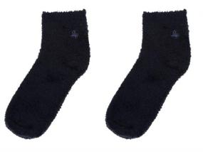 img 1 attached to 🧦 Earth Therapeutics Aloe Infused Black Socks (2 Pack)