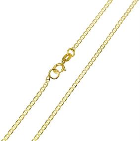 img 3 attached to 💎 Stunning 10K Gold Flat Mariner Necklace: Dainty Thin Anchor Link Chain for Women, Boys, and Girls - Authentic and Versatile, Sizes 16-30