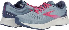 img 1 attached to 👟 Women's Brooks Trace Ebony Black Violet Shoes: Unbeatable Style and Comfort