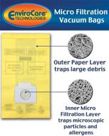🛍️ envirocare replacement vacuum cleaner bags for kenmore canister type c or q 50555, 50558, 50557 & panasonic type c-5 - pack of 9 логотип