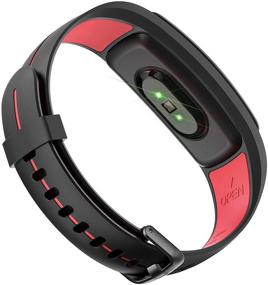 img 3 attached to 💪 Ultimate Fitness Tracker: Dual Color HR Heart Rate Monitor, Waterproof Smart Watch with Pedometer