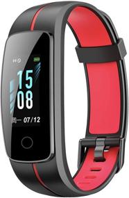 img 4 attached to 💪 Ultimate Fitness Tracker: Dual Color HR Heart Rate Monitor, Waterproof Smart Watch with Pedometer