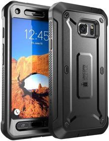 img 3 attached to 📱 Прочный чехол-кобура для Samsung Galaxy S7 Active - Чехол для Galaxy S7 Active, SUPCASE серии Unicorn Beetle PRO с встроенным защитным экраном - Черный/Черный (Не совместим с Galaxy S7)