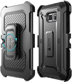 img 2 attached to 📱 Прочный чехол-кобура для Samsung Galaxy S7 Active - Чехол для Galaxy S7 Active, SUPCASE серии Unicorn Beetle PRO с встроенным защитным экраном - Черный/Черный (Не совместим с Galaxy S7)