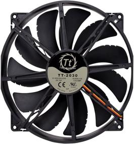 img 2 attached to Thermaltake 200мм Pure 20 Серия: Тихий Вентилятор для Корпуса с Высоким Воздушным Потоком и Антивибрационной Системой Монтажа - CL-F015-PL20BL-A