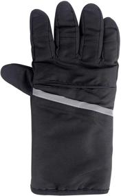 img 1 attached to Exact Fit Genuine Leather Touchscreen Men's Accessories for Gloves & Mittens