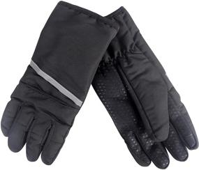 img 4 attached to Exact Fit Genuine Leather Touchscreen Men's Accessories for Gloves & Mittens